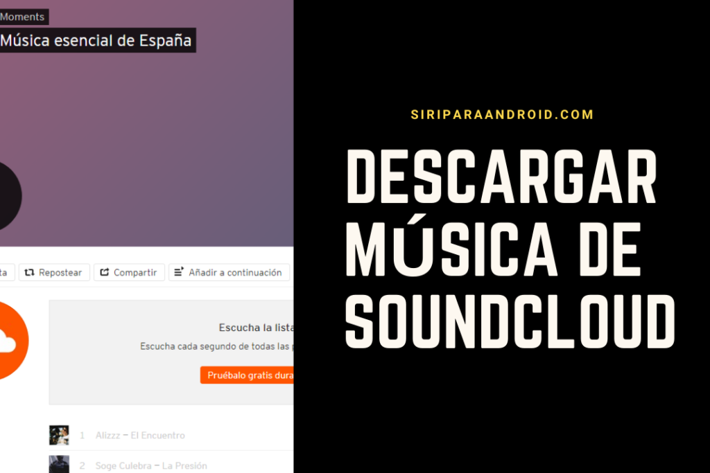 Descargar música de Soundcloud